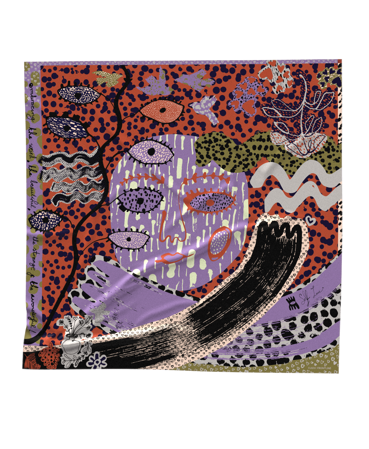 0021.4045.04.0632 SELF LOVE 0632 LILAC 138x138cm